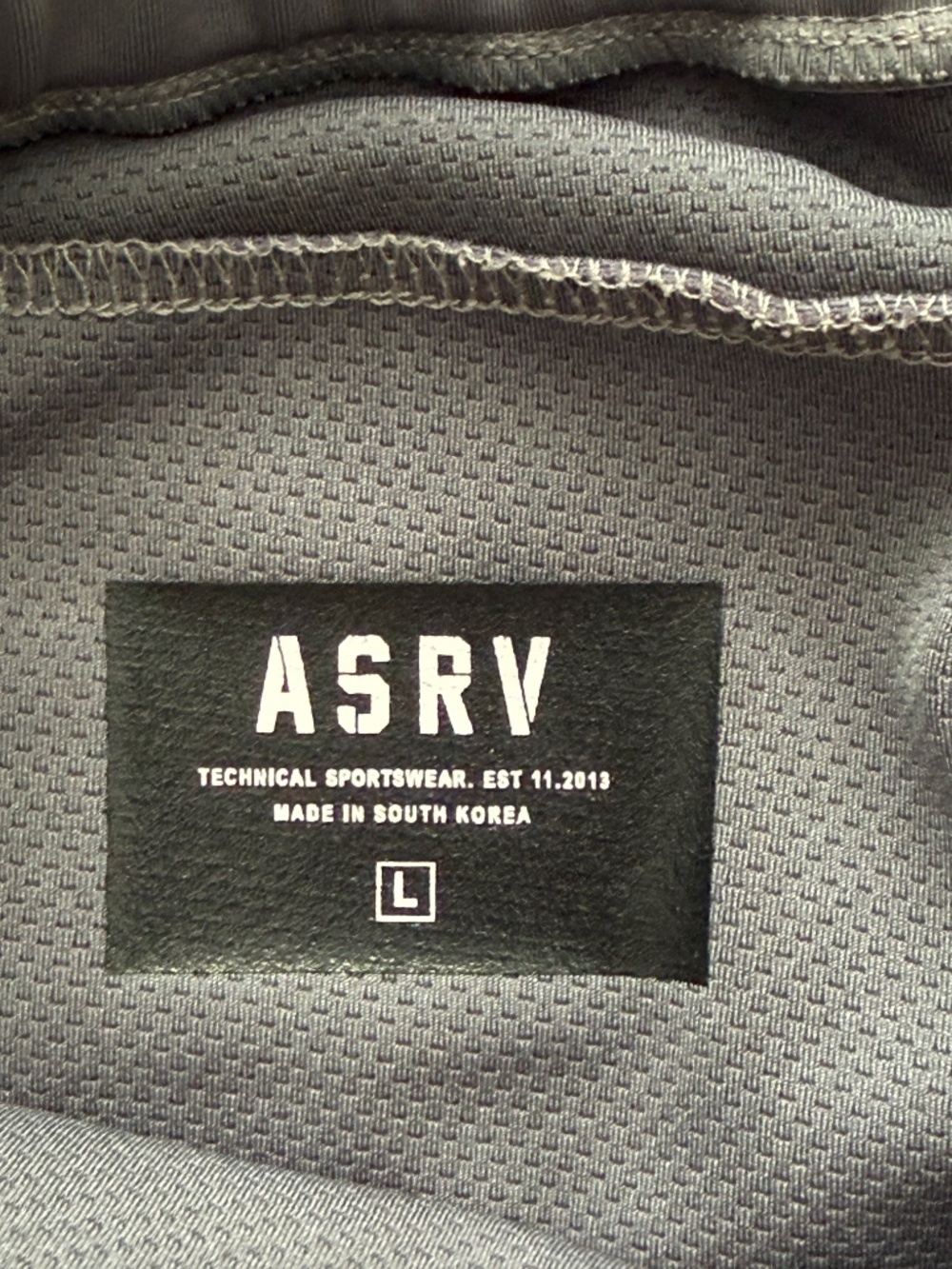 ASRV Tetra-Lite Standard Zip Jogger Gray Sz L - Picture 4 of 4